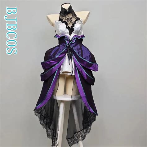 Lol Syndra Cosplay Costume Lol Withered Rose Syndra Cosplay Costume Women Dress Full Set Gloves