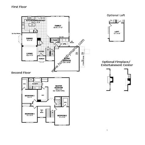 Browse all new home floor plans designed by providence homes. Hanover model in the Lancaster Falls subdivision in Volo ...