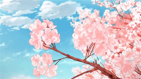 Anime Aesthetic Cherry Blossom Tree  Wallpaper Anime Sexiz Pix
