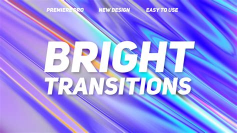 This is a trial option that gives you all of rush's features and unlimited project creation but there are only three transition types, and yes, they are the classic ones that most video producers approve of: Bright Transitions - Premiere Pro Presets | Motion Array