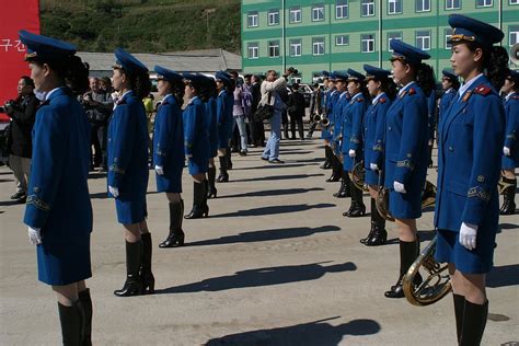 Hd Wallpaper Police Women Standing At Daytime Parade North Korea