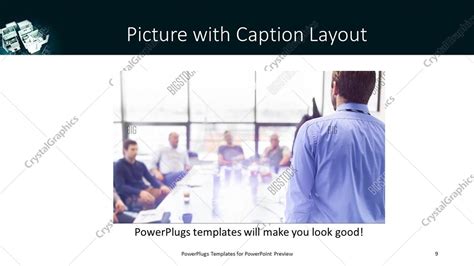 Powerpoint Template 3d Representation Of Contemporary Building On