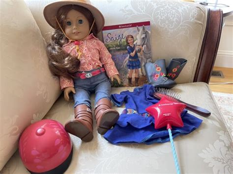 American Girl Saige 13 Inch Doll With Paperback Book For Sale Online Ebay