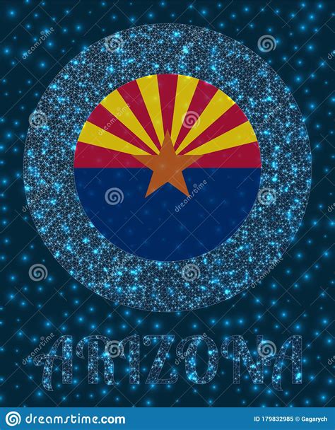 Round Arizona Badge Stock Vector Illustration Of Business 179832985
