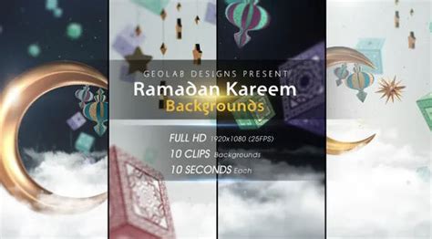 Ramadan Kareem Backgrounds Motion Graphics Intro Hd