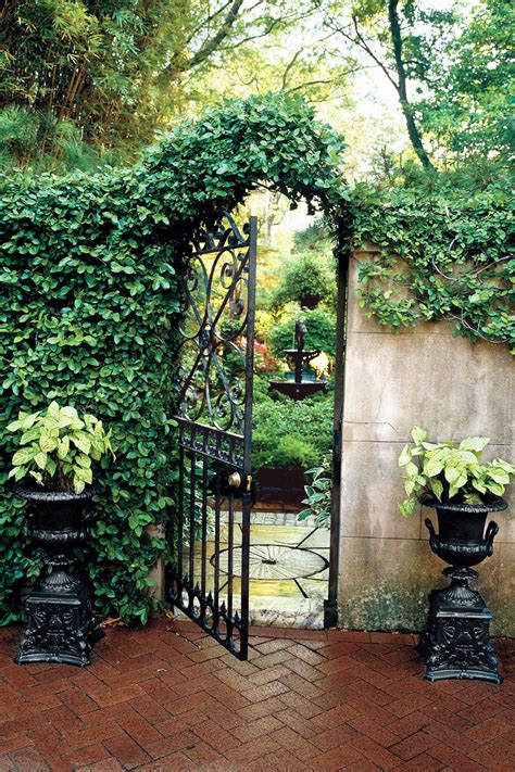 Page discusses how to plan a garden that draws on the energies of the surrounding landscape. Choose the Perfect Garden Gate - Southern Living