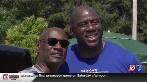 Earvin Magic Johnson Returned Home To Lansing Saturday And Honored