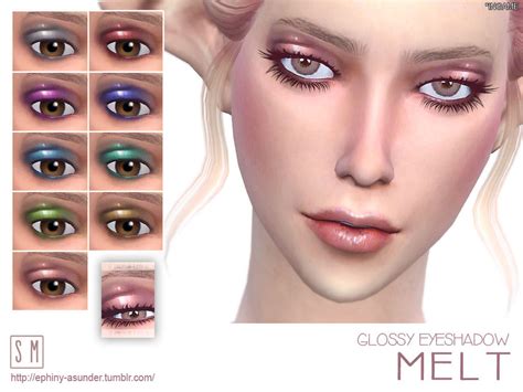 The Sims Resource Melt Glossy Eyeshadow