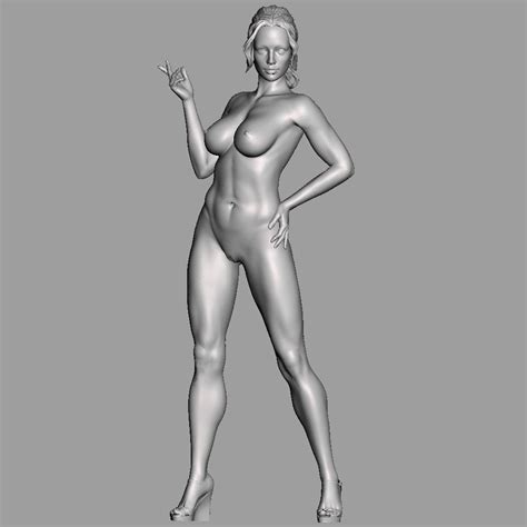 STL Datei Präsentation nackt Design für 3D Drucker zum herunterladen