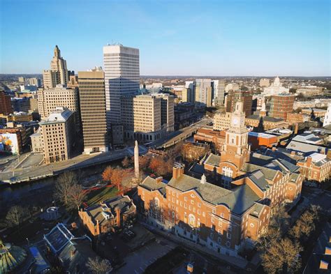 Downtown Providence Rhode Island Rdronephotography