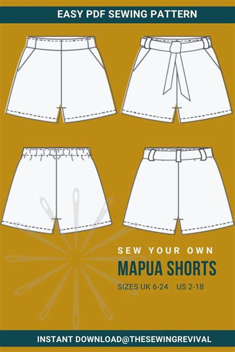 Favourite Easy Shorts Pattern In 2021 Modern Sewing Patterns