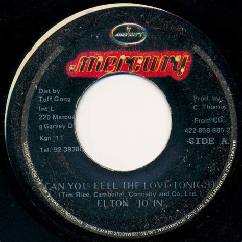 Elton John Can You Feel The Love Tonight 1994 Vinyl Discogs