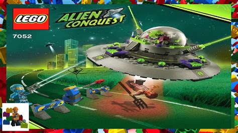 Lego Instructions Space Alien Conquest 7052 Ufo Abduction Youtube