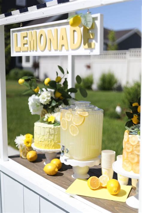 the most adorable summer ready diy multi use lemonade stand lemonade stand party lemonade
