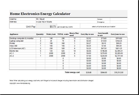 Electrical Price List Template Database