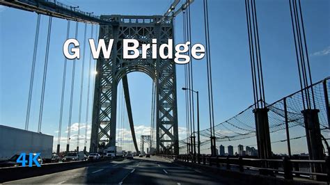 George Washington Bridge Eastbound Upper Level Nj To Manhattan Henry