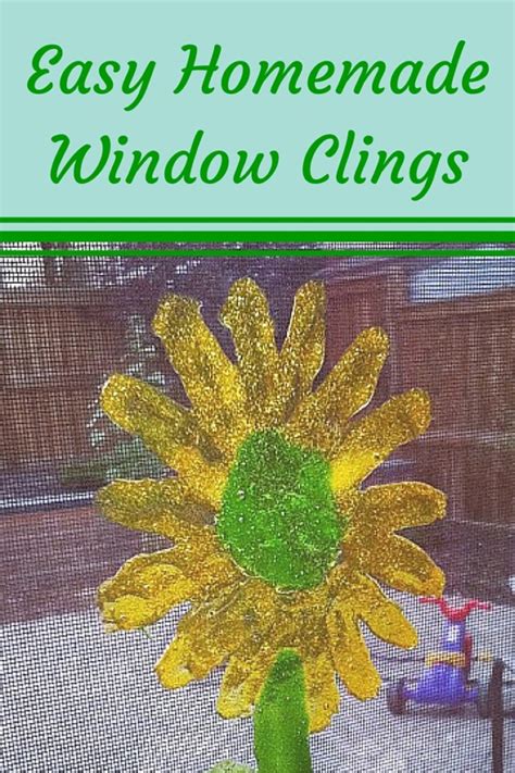 Easy Window Clings Kids Craft Merry About Town