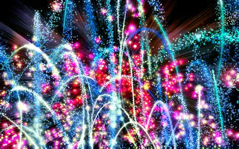 Download New Year Blue Pink Sparkles Photography Fireworks Hd Wallpaper