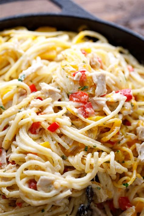 Chicken Spaghetti Recipe Best Easy Creamy Casserole