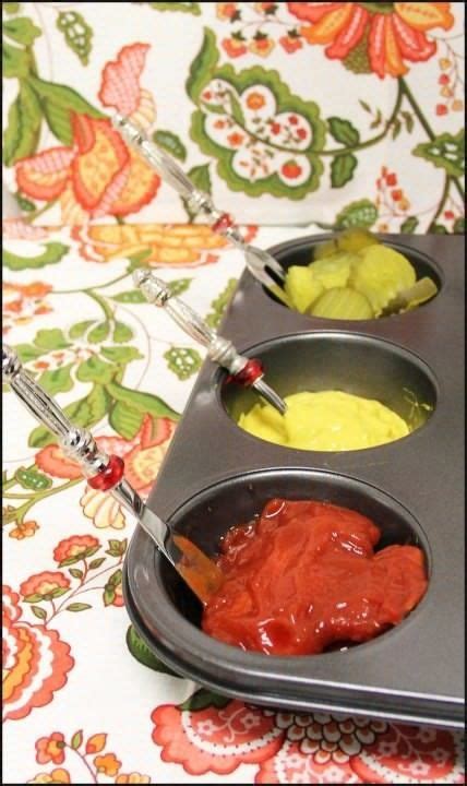 Muffin Tin For Condiments Food Barbecue Recipes Recipes