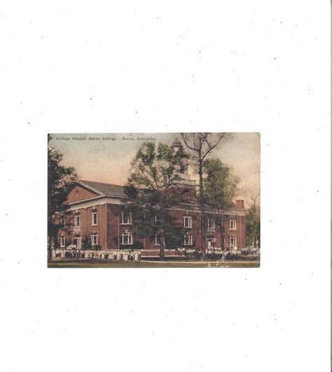 Postcard Of Early 1930 40s Danforth Chapel Berea College Etsy