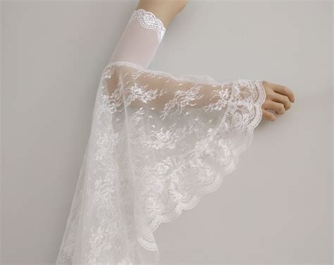 Boho Victorian Detachable Sleeves Detachable Bicep White Etsy