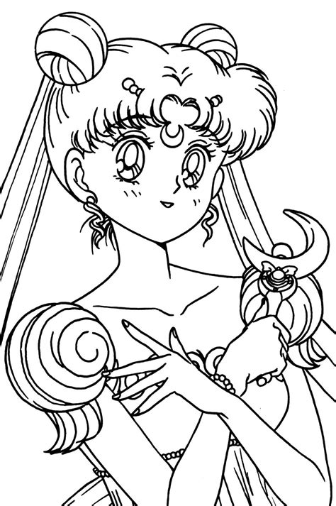 Sailor Moon Para Colorear