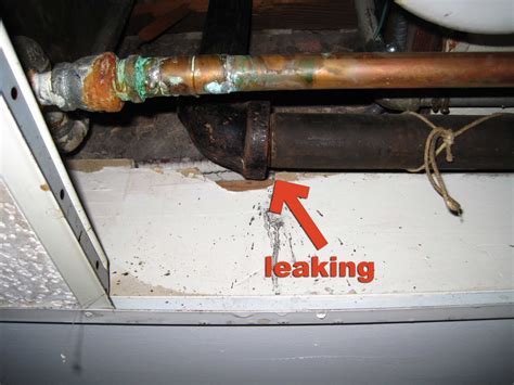 Kitchen sink drain leaking into basement. bungalowtastic