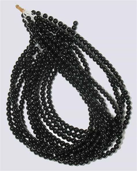 Black Onyx Beads 6mm Round 10 Strands Aa Grade Wholesale