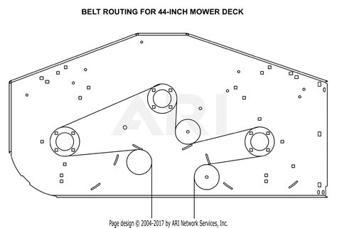 Ariens Riding Mower Deck Belt Routing Mower Deck Belt Helps Keep Your