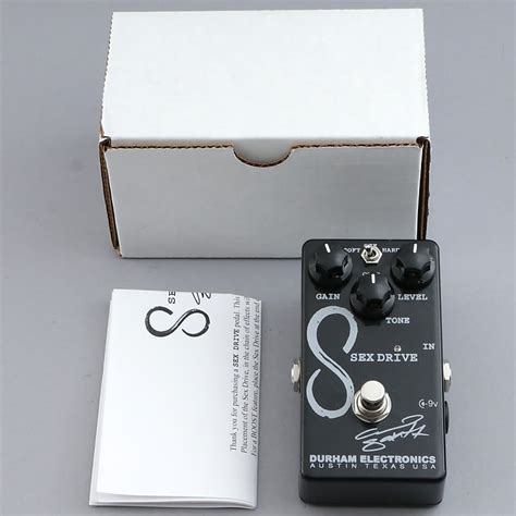 durham electronics sex drive overdrive guitar effects pedal reverb