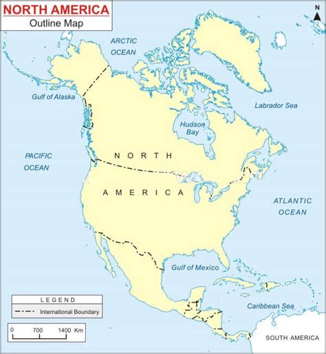 North America Satellite Map Guide Of The World
