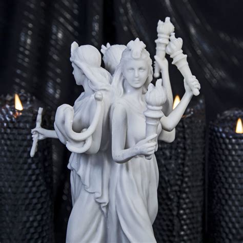 Home Shop Gems And Minerals Hecate Moon And Magic Goddess Statues For