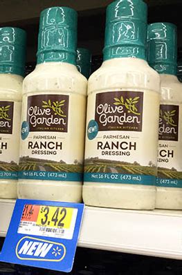 The olive garden promo codes currently available end when olive garden set the coupon expiration date. Olive Garden Parmesan Ranch Dressing Coupon (+ Walmart ...