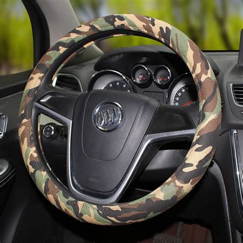 Muniuren High Quality Calssic Man Camouflage Flax Car Steering Wheel