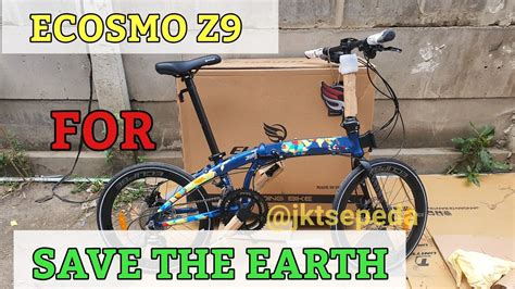 Sepeda Lipat Element Ecosmo Z9 Save The Earth First Impression Youtube