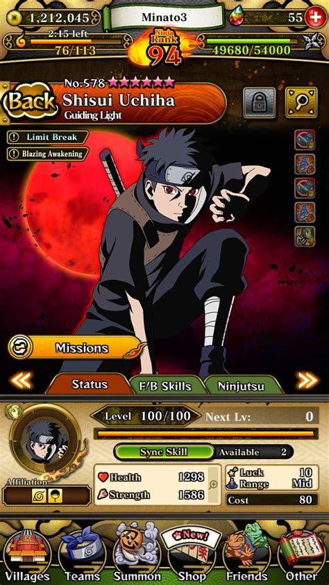 Shisui Uchiha Guiding Light Naruto Ninja Charakter