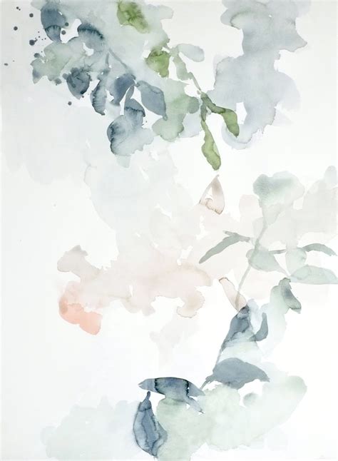 Leaf 7 — Anneli Sandström Graphic Design Abstract Watercolor Art