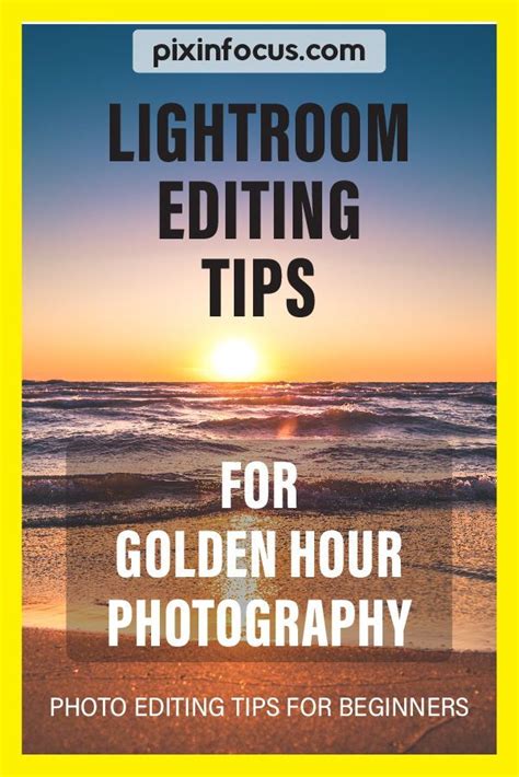 This preset features golden tones, with soft whites. Lightroom Editing Tips for Golden Hour Photos - Pixinfocus ...