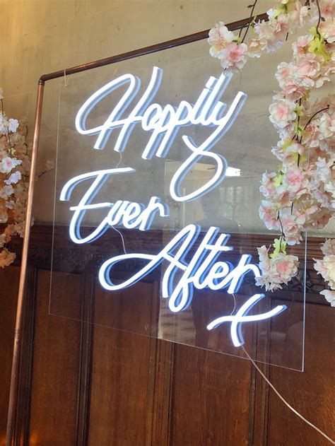 Happily Ever After Neon Sign Hire Hertfordshire Light Up Love