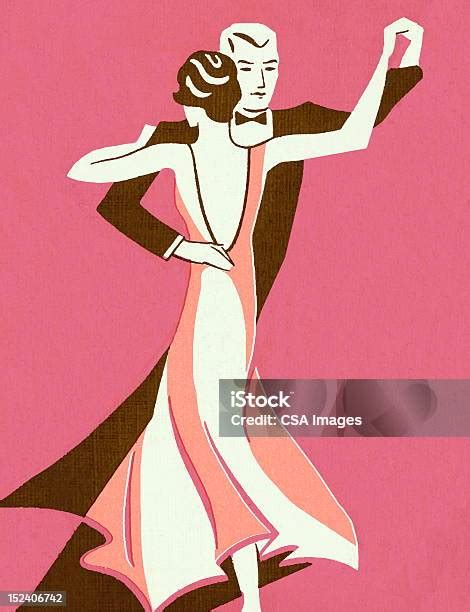 Couple Dancing Stock Illustration Download Image Now Art Deco Men