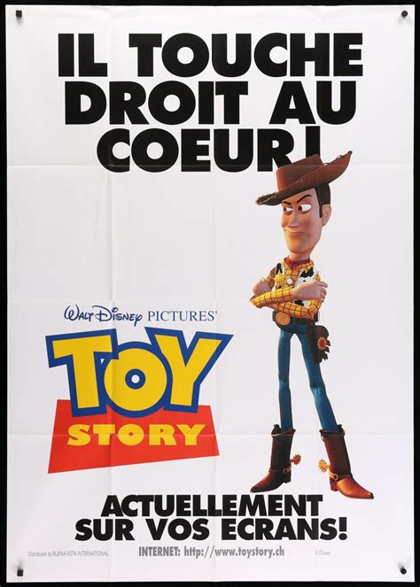Toy Story 1995 Original Swiss Theatrical Movie Poster Original Film