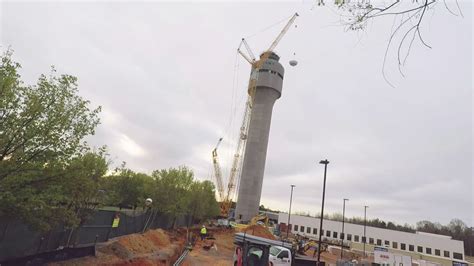 Charlotte Air Traffic Control Tower Construction Topping Out Youtube