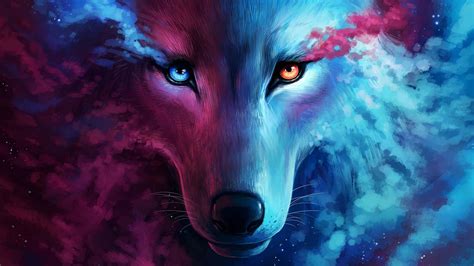 Download Cool Picture Wolf Art Wallpaper