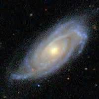 Meet ngc 2608, a barred spiral galaxy about 93 million light years away, in the constellation cancer. Halton Arp's Atlas of Peculiar Galaxies