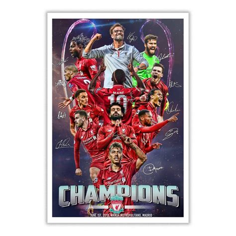 Последние твиты от uefa champions league (@championsleague). Liverpool FC Champions League 2019 Poster, t-shirt, mug
