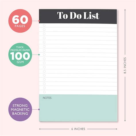 Buy To Do List Notepad By Sweetzer Orange Magnetic Notepad Planners