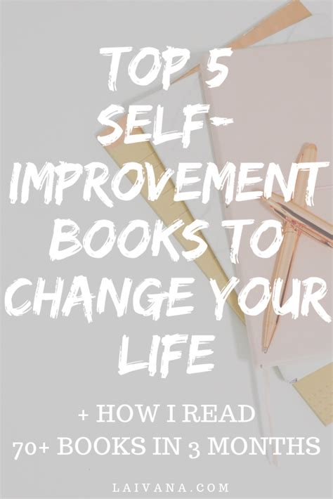 Self Improvement Books Top 5 Books To Change Your Life Books For
