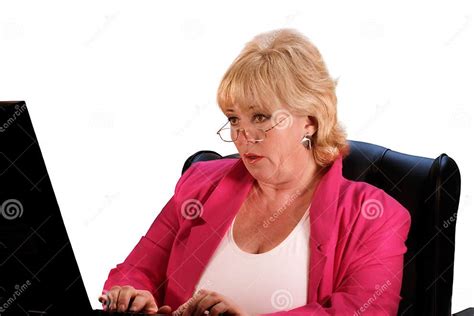 Mature Woman Needs Reading Glasses Stock Image Image Of Eyeglasses