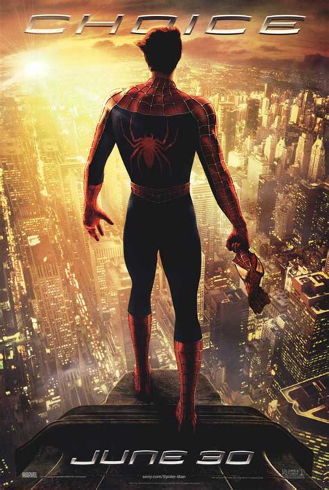 Spider Man 2 Movie Poster 1 Sided Original Choice 27x40 Tobey Maguire